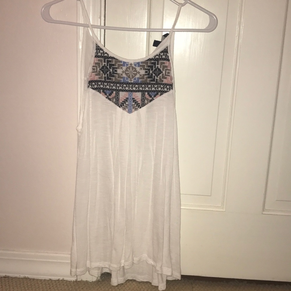 White Casual Tank